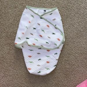 one piece baby boy dinosaur print swaddle